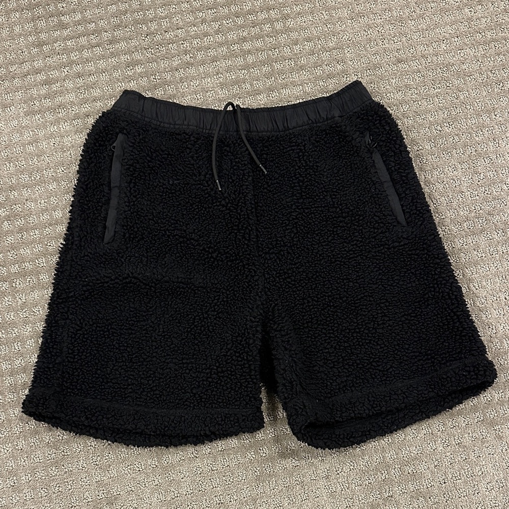 Stussy Black Fleece Shorts